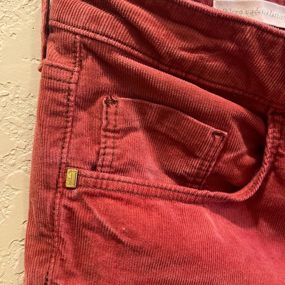 Pilcro The Letterpress Script Coduroy Cropped Skinny Pants - Picture 4 of 10